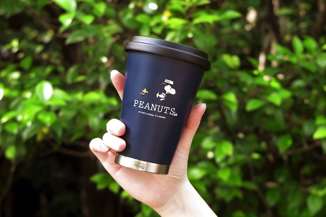 「PEANUTS Cafe×thermo mug」コラボタンブラー