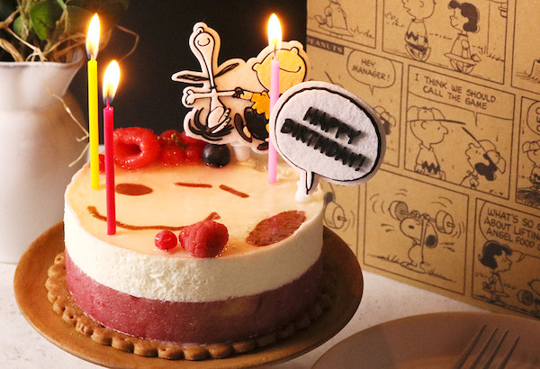 【オンラインショップ限定】"おうちバースデー"をスヌーピーと一緒に楽しめる誕生日ケーキが11/12より新登場！