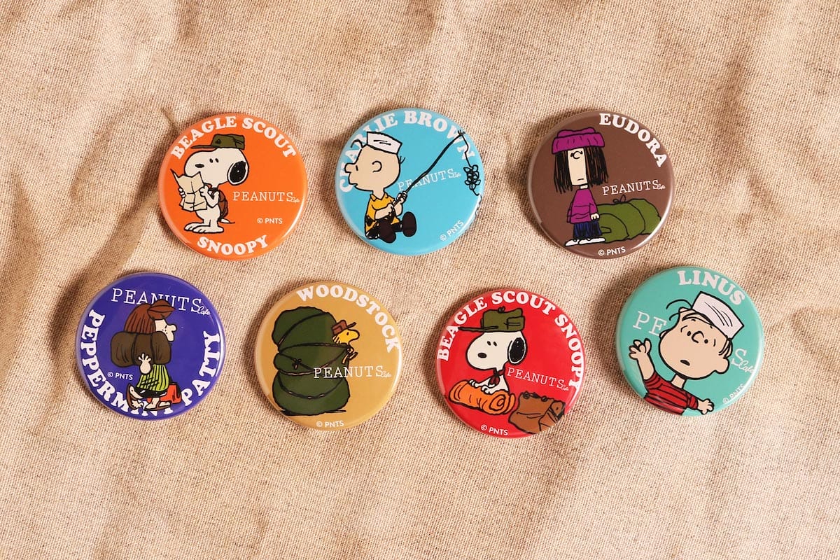 PEANUTS Cafe カプセル缶バッジ