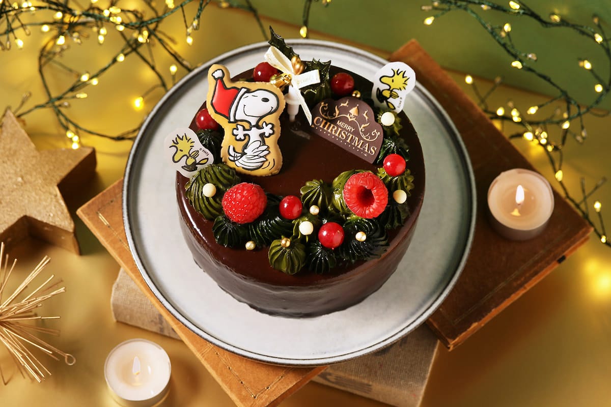 PEANUTS Cafeのクリスマスケーキ