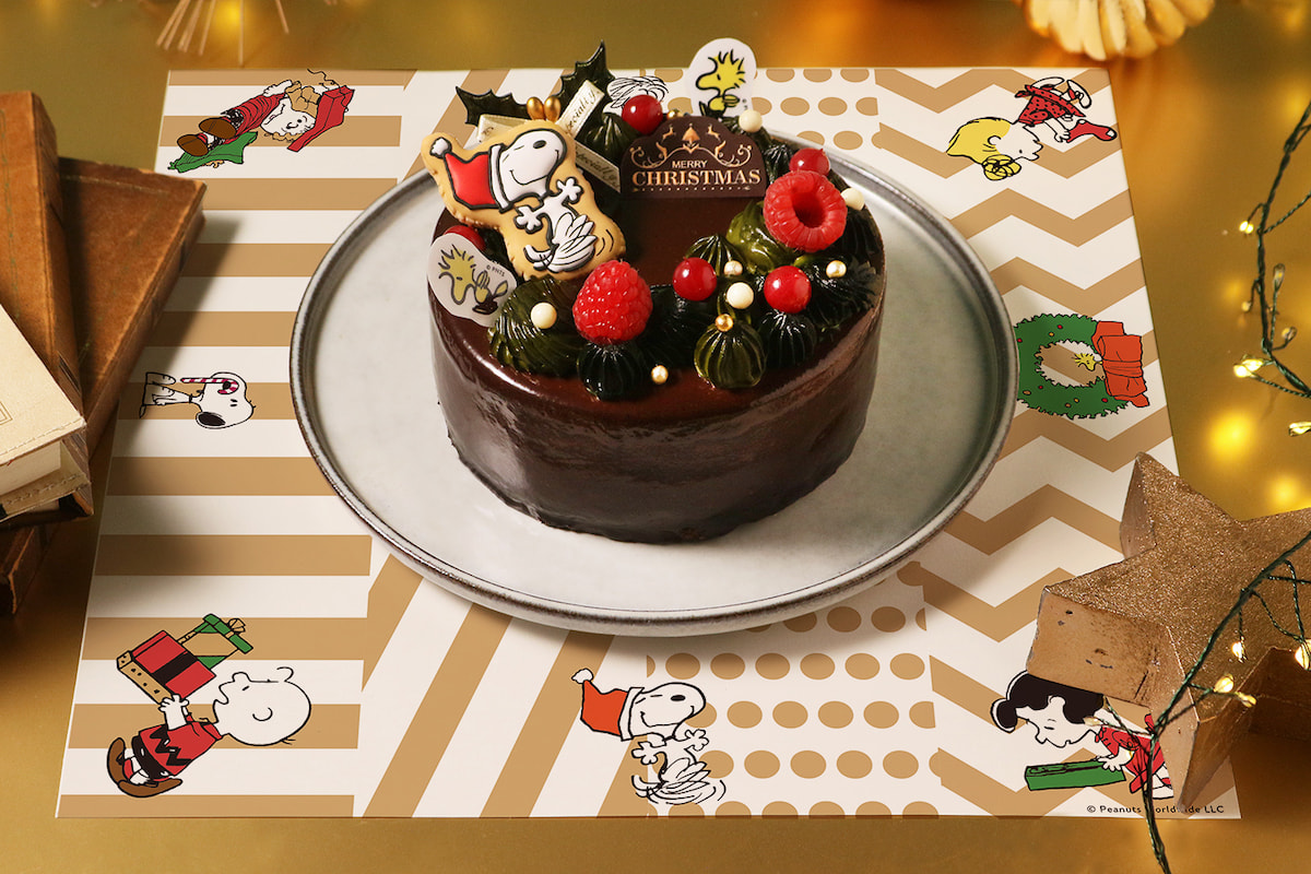 PEANUTS Cafeのクリスマスケーキ