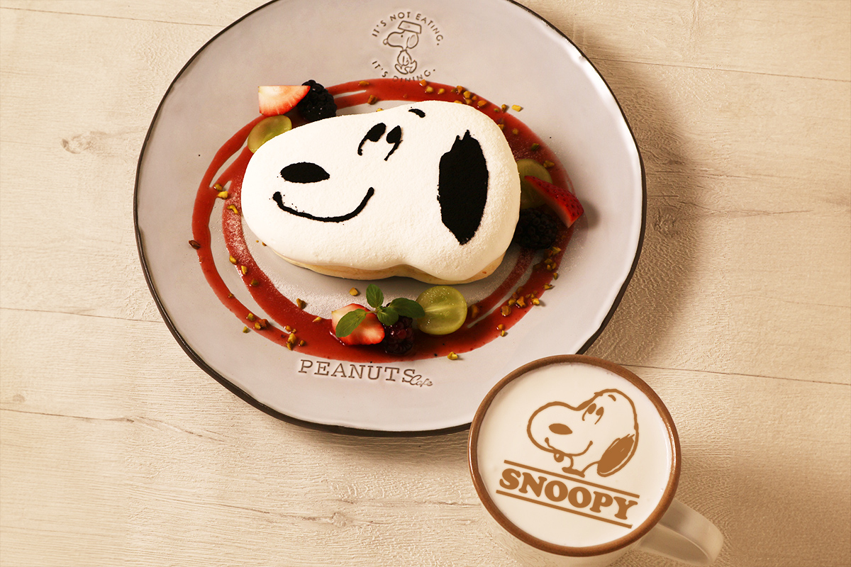 スヌーピーのパンケーキ