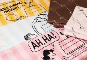 スヌーピーと仲間たちがデザインのオリジナル生地でみつろうラップを作ろう！ワークショップが開催！