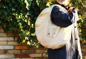 廃棄されるエアバッグに新たな価値を。スヌーピーのリサイクルバッグが登場！