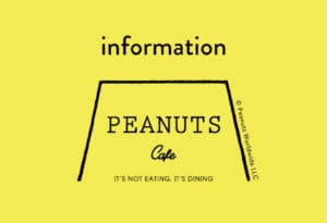 PEANUTS Cafe / DINER / HOTEL 各店営業時間のお知らせ