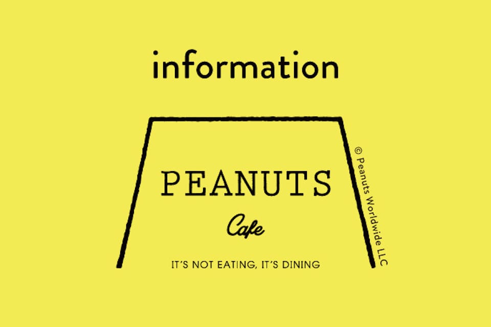 PEANUTS Cafe / DINER / HOTEL 各店営業時間のお知らせ