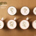 「PEANUTS Cafe 中目黒」の7周年をお祝いして“7”種類の限定ラテが登場！