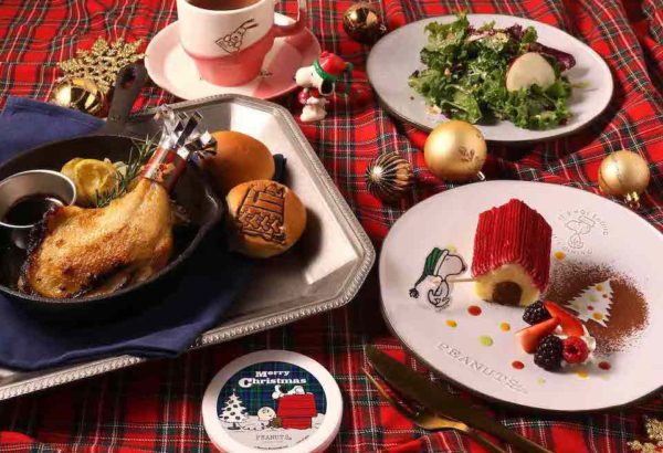 ″予約必須”スヌーピーのノベルティコースター付き！大満足なクリスマスセットがPEANUTS Cafe/DINERで12月1日(木)からスタート！