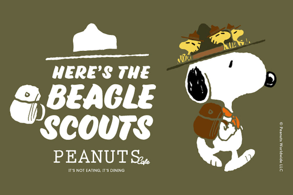 スヌーピーの変装”をテーマとしたシーズンフェアがPEANUTS Cafeで開催！第1弾は“ビーグル・スカウト”！