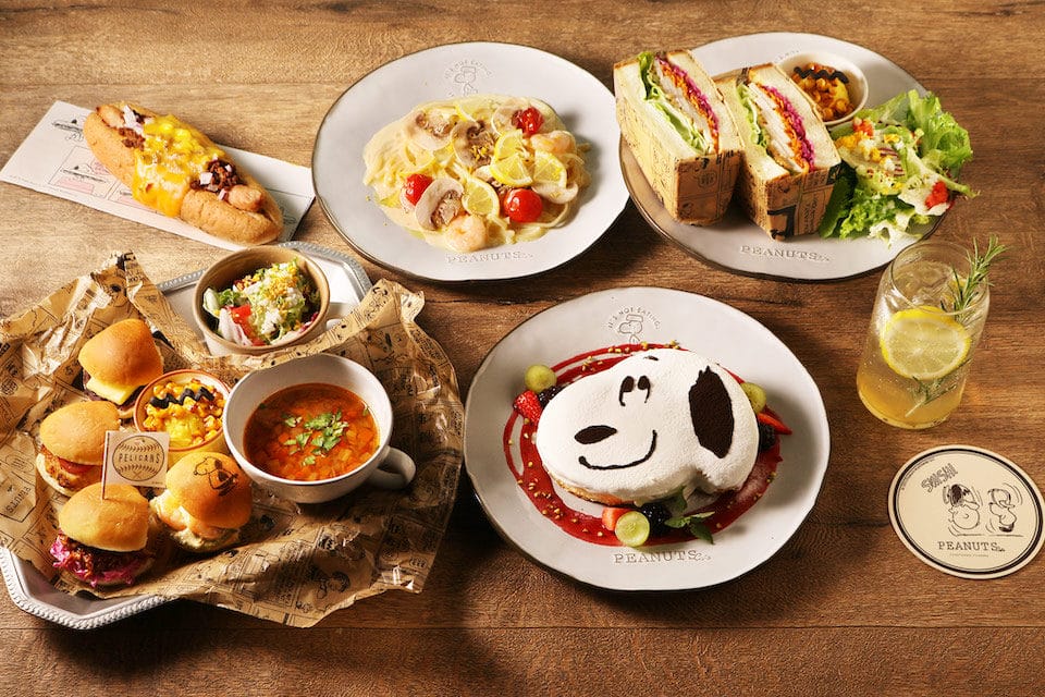 テラス席での食事におすすめ！PEANUTS Cafe 名古屋にて、バラエティー豊かなフードメニューが登場！