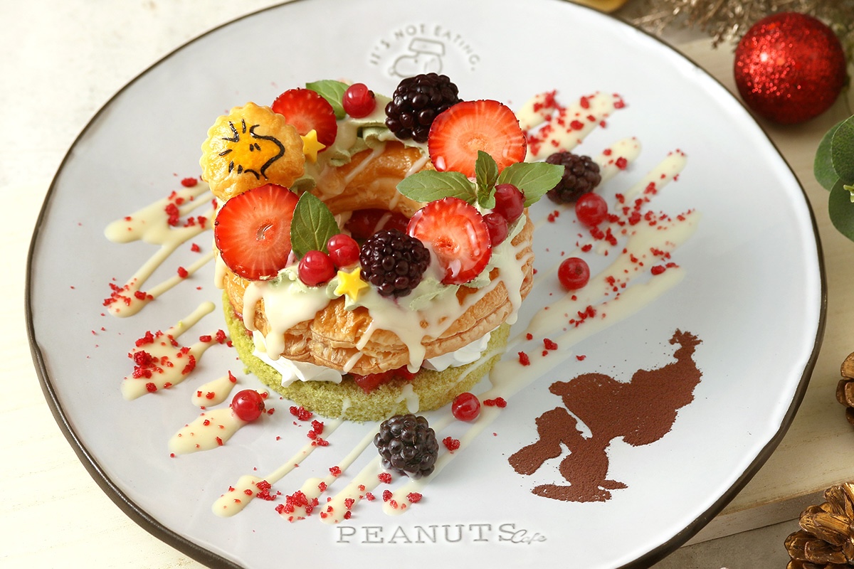 スヌーピーミュージアムのシーズンテーマ「Happy Seasons!」連動メニュー