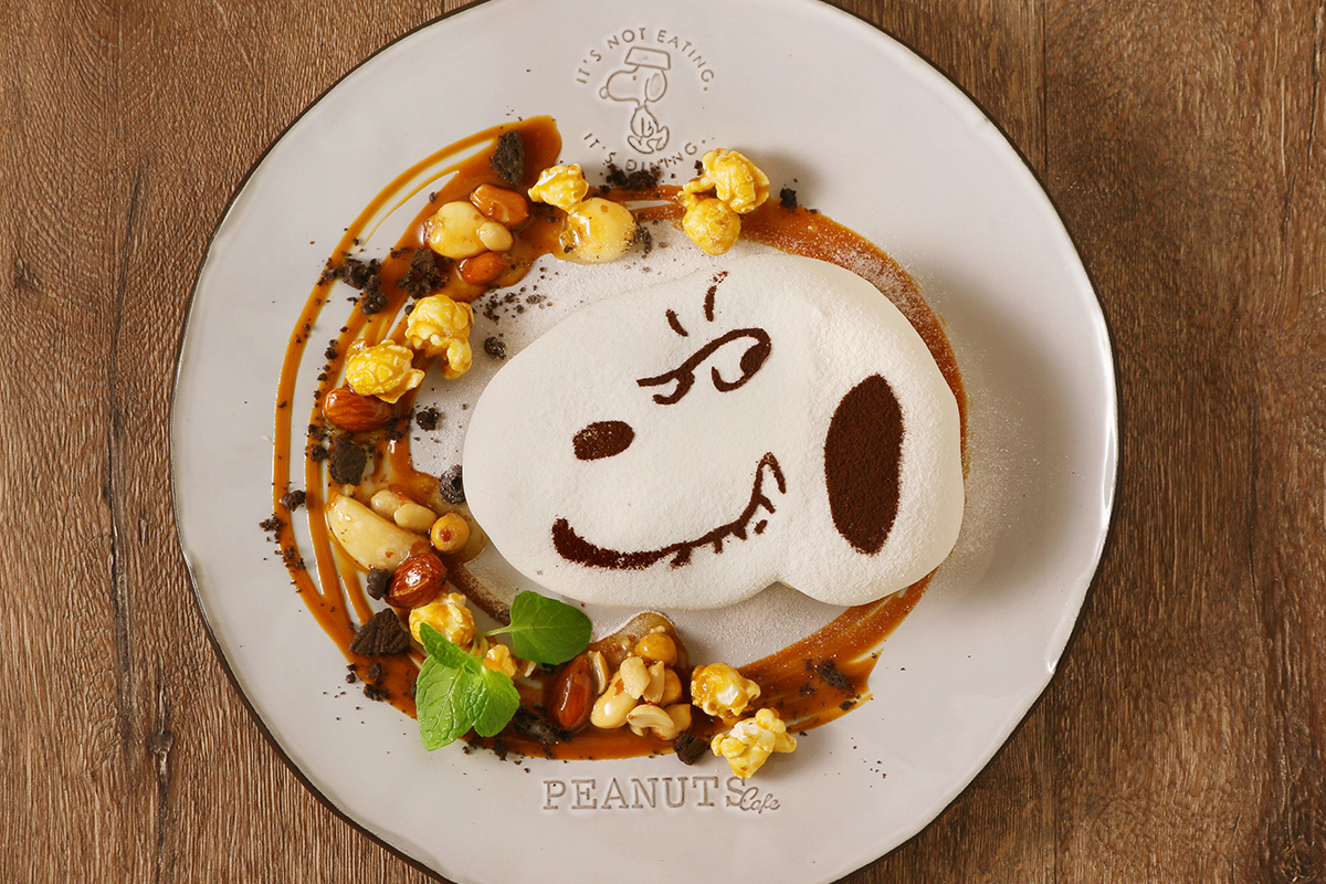 スヌーピーのパンケーキ キャラメルハニーナッツ