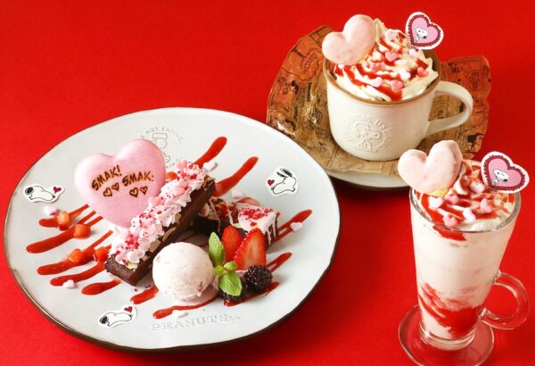 「PEANUTS Cafe スヌーピーミュージアム(南町田)」にて、スヌーピーミュージアムの「Happy Seasons!」をテーマにした、第六弾“ハッピー・ラブ”の連動メニュー！