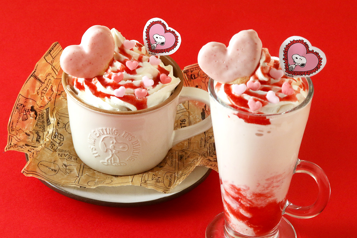 スヌーピーの”ハッピー・ラブ“ミルクティー／スヌーピーの”ハッピー・ラブ“ミルクセーキ