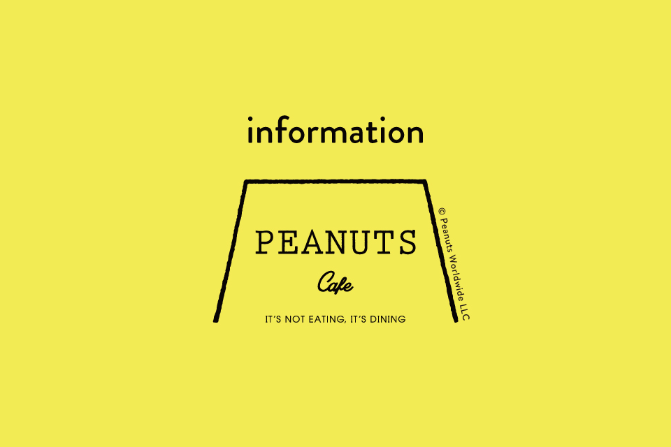 PEANUTS Cafe information