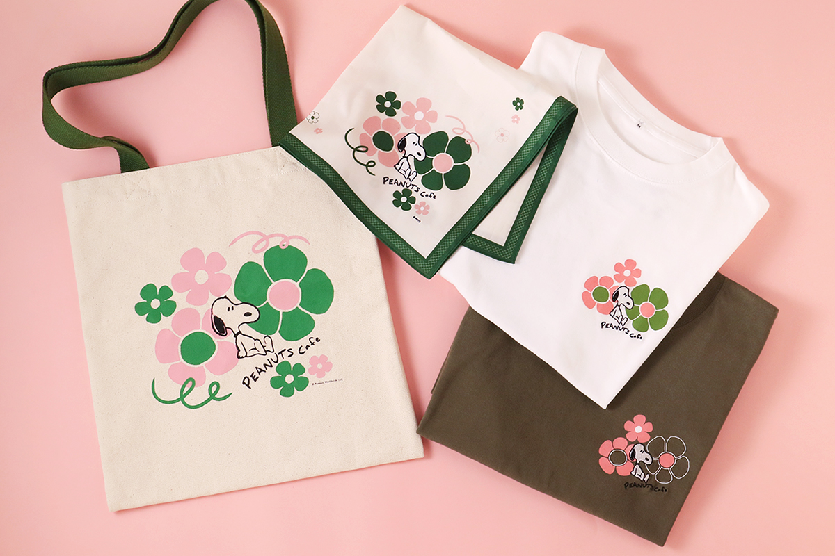 ナチュラルフラワー Tシャツ／トートバッグ／ハンカチ