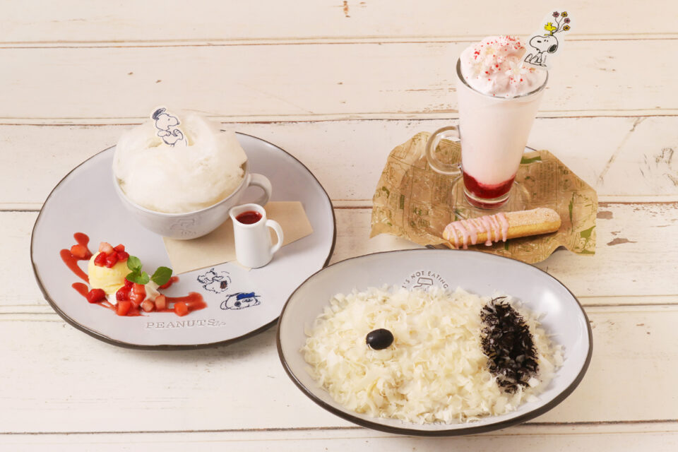 「PEANUTS Cafe スヌーピーミュージアム(南町田)」にて、スヌーピーミュージアムの新企画「ふかふかミュージアムに連動したシーズンドリンクが登場！