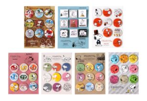 PEANUTS Cafe オンラインショップ｜“数量限定”スヌーピーの缶バッジコンプリートセットが登場！