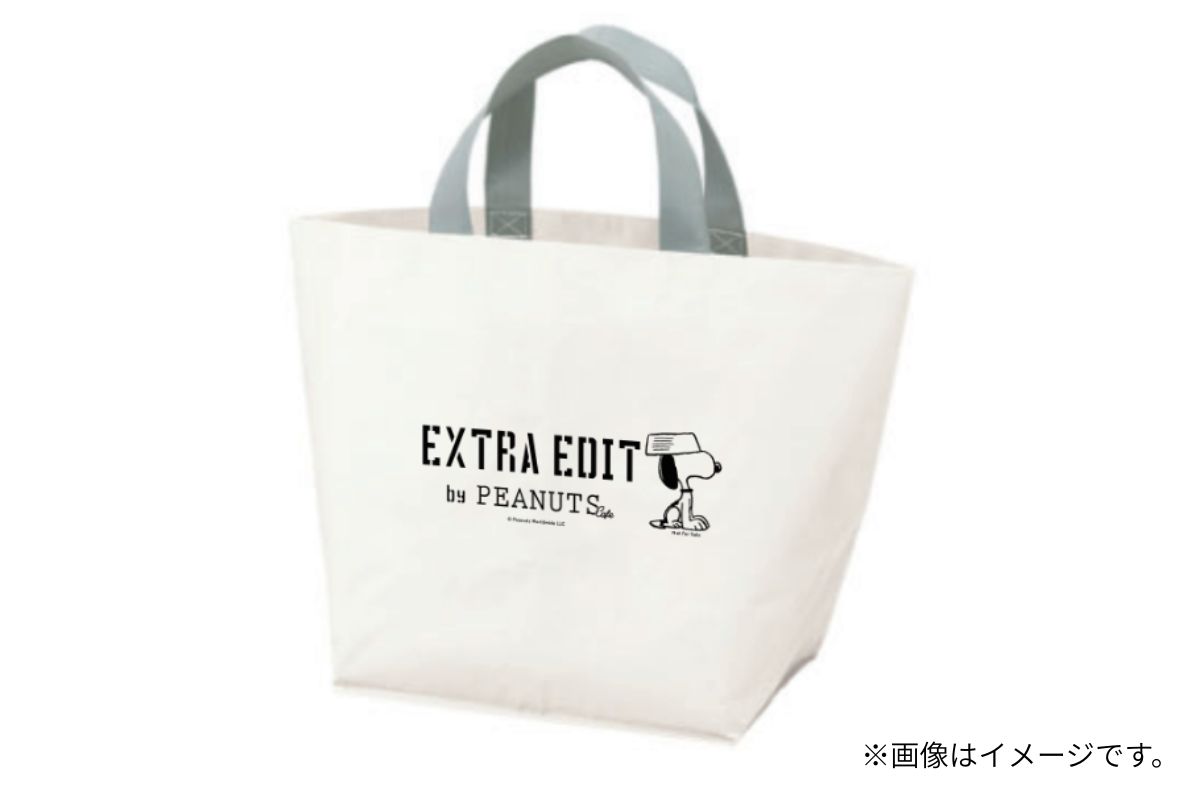 インストアイベント「EXTRA EDIT」ロゴをあしらったオリジナルトートバッグ