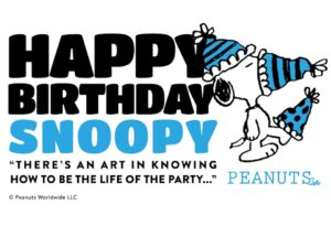 8月10日はスヌーピーのバースデー！「HAPPY BIRTHDAY SNOOPY 2026」をテーマにしたフェアを開催！