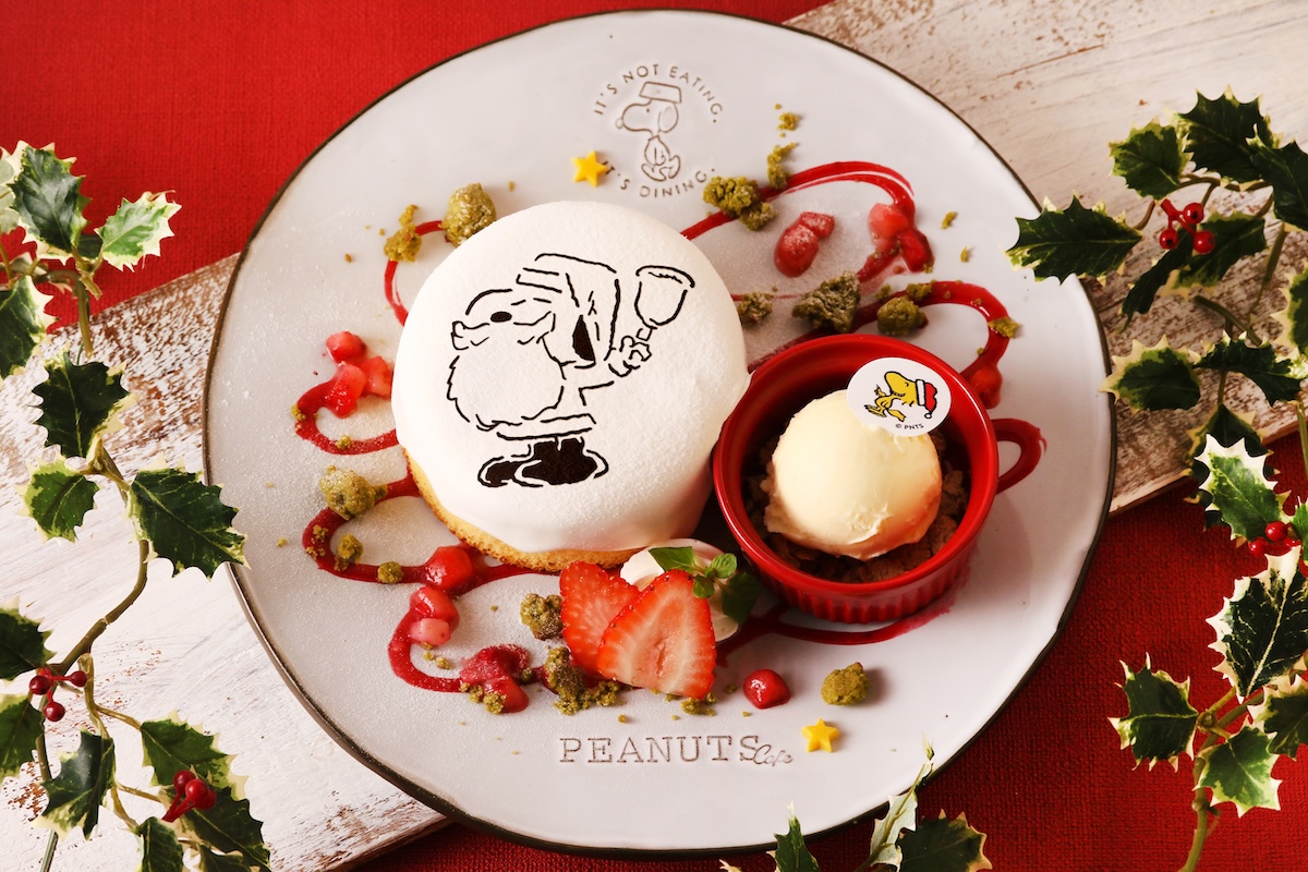 スヌーピーの“ハッピー・クリスマス”パンケーキ